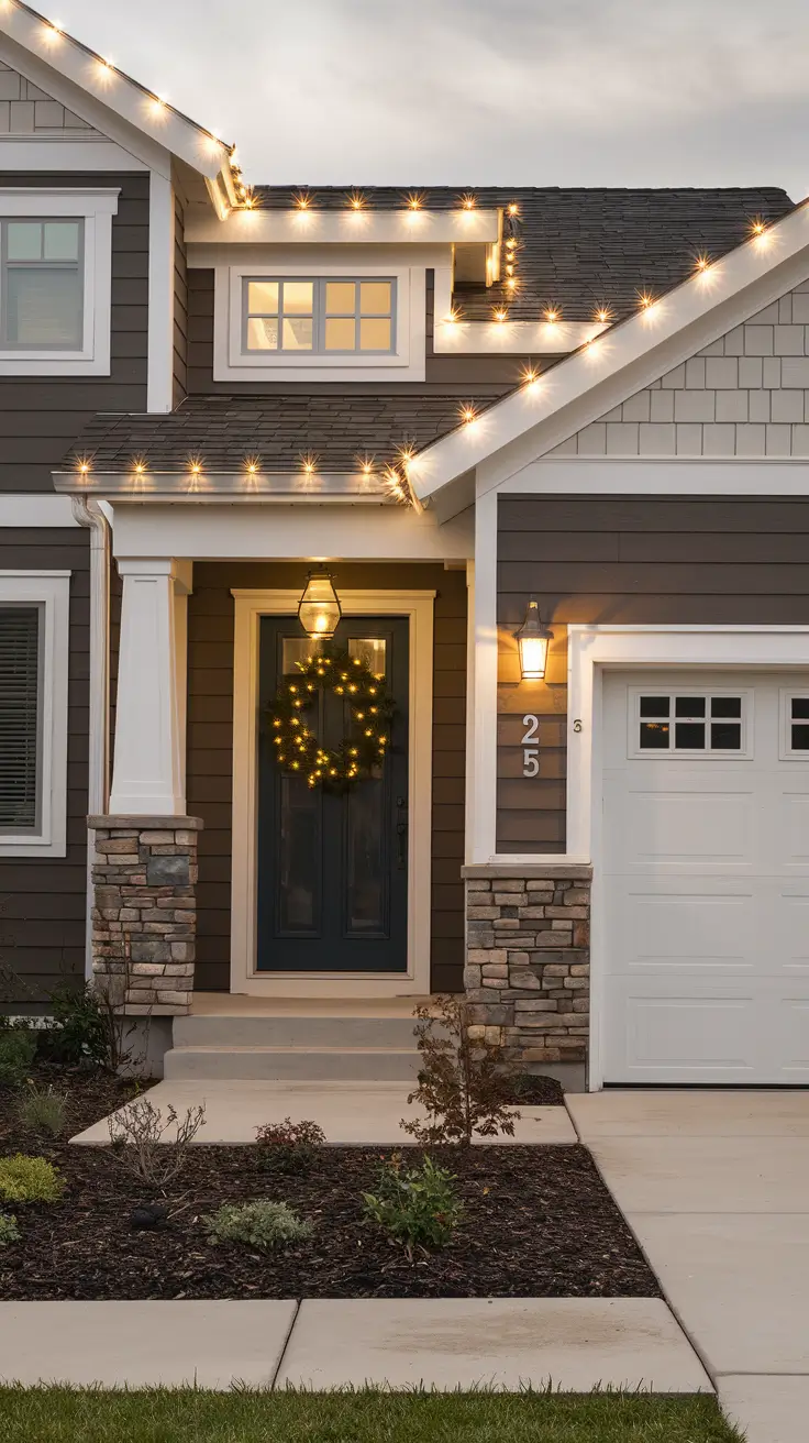 Christmas Lights on House Exterior Ideas 2025 for a Magical Holiday Look