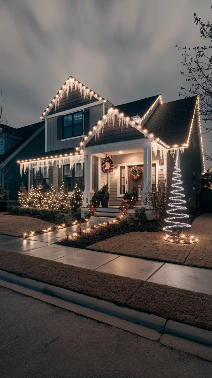 Christmas Lights on House Exterior Ideas 2025 for a Magical Holiday Look