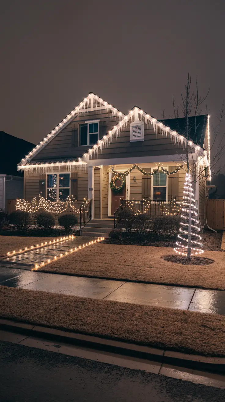 Christmas Lights on House Exterior Ideas 2025 for a Magical Holiday Look