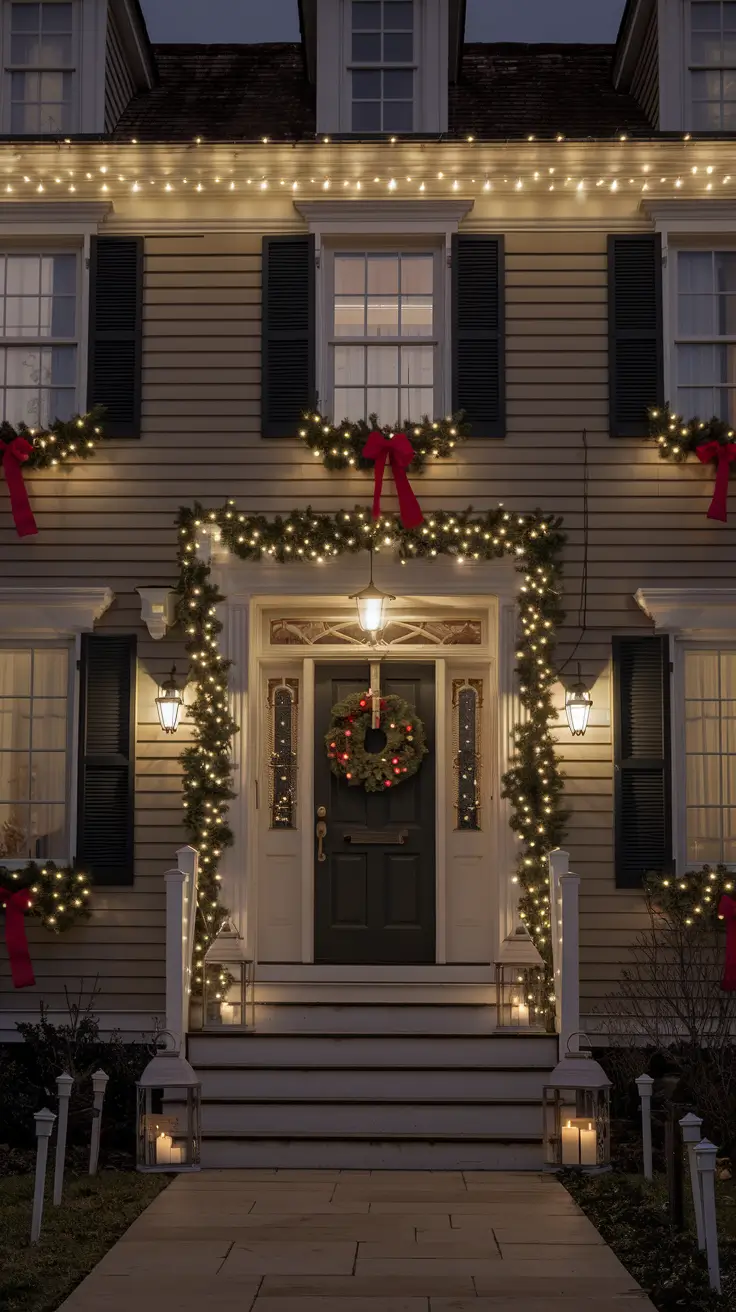 Christmas Lights on House Exterior Ideas 2025 for a Magical Holiday Look