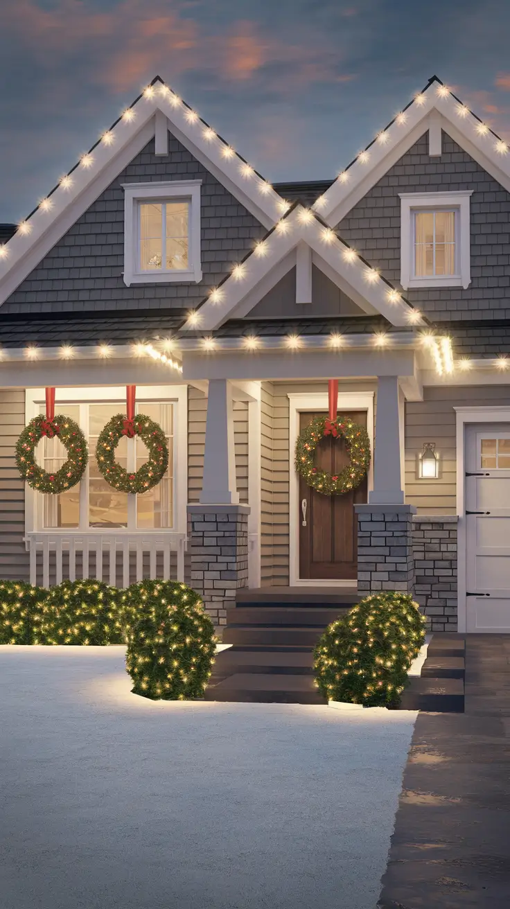 Christmas Lights on House Exterior Ideas 2025 for a Magical Holiday Look