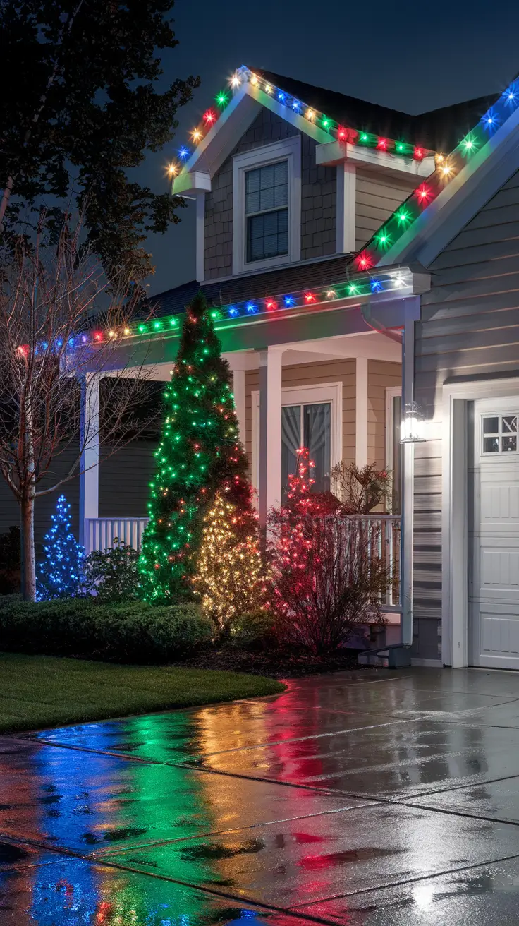 Christmas Lights on House Exterior Ideas 2025 for a Magical Holiday Look