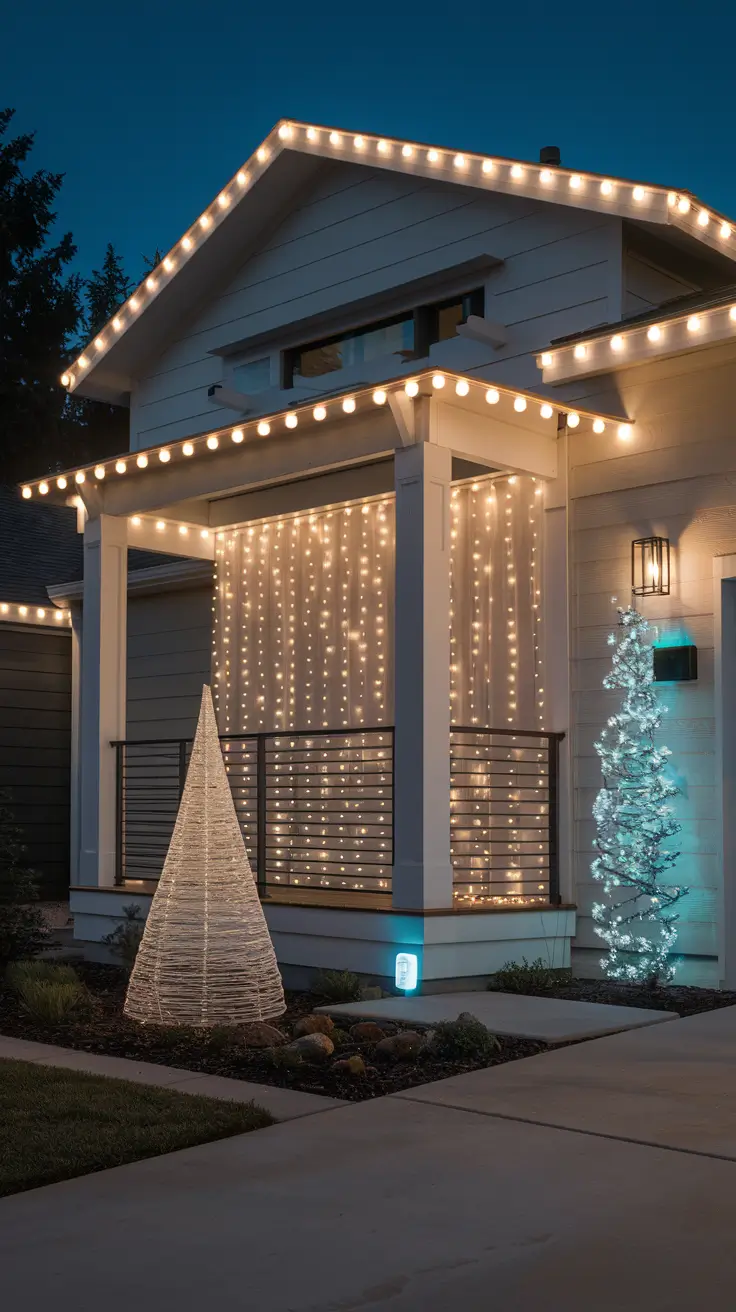 Christmas Lights on House Exterior Ideas 2025 for a Magical Holiday Look