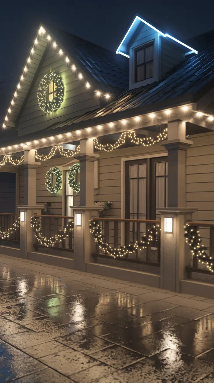 Christmas Lights on House Exterior Ideas 2025 for a Magical Holiday Look