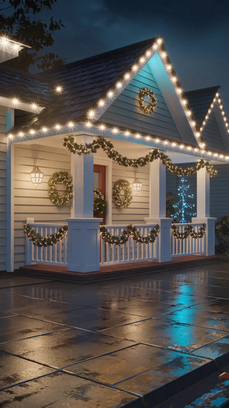 Christmas Lights on House Exterior Ideas 2025 for a Magical Holiday Look