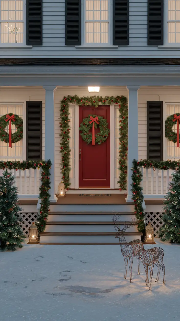 Outdoor Christmas Decorations Ideas 2026: DIY, Farmhouse & Modern Inspiration