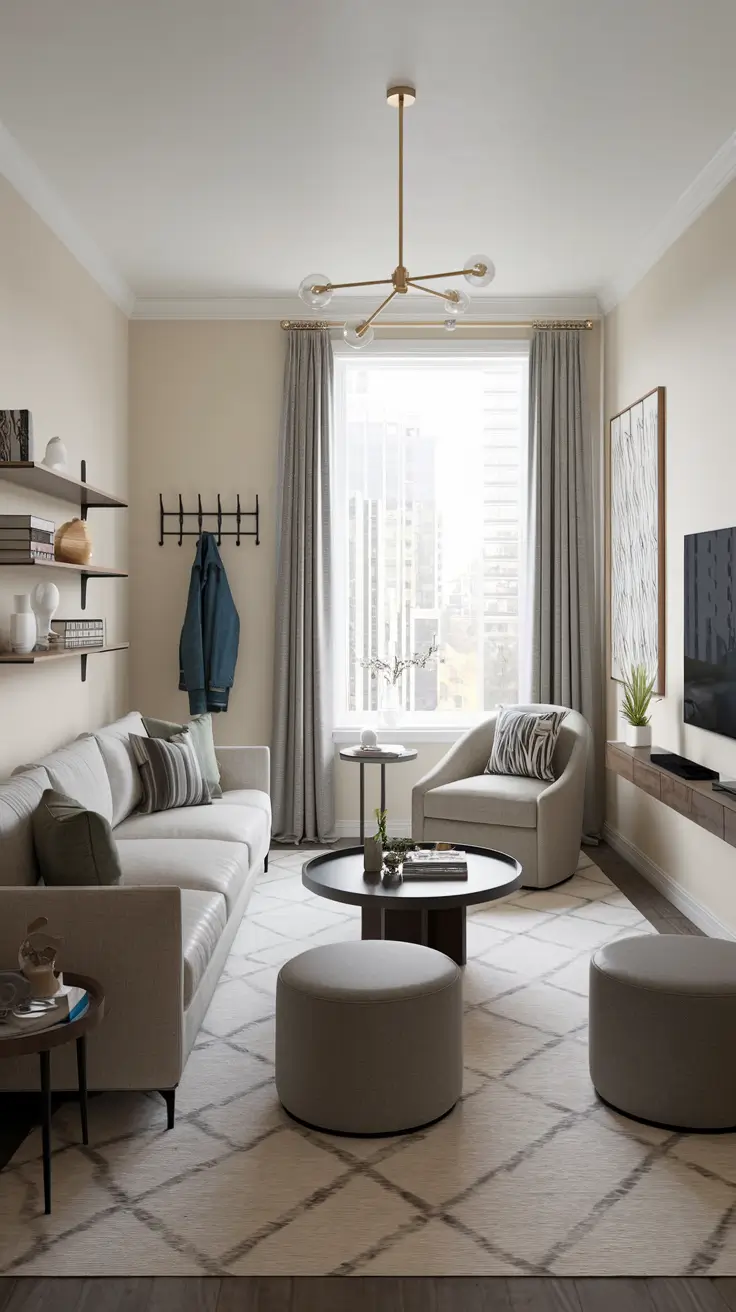 Small Apartment Living Room Ideas 2026 for a Cozy & Modern Space