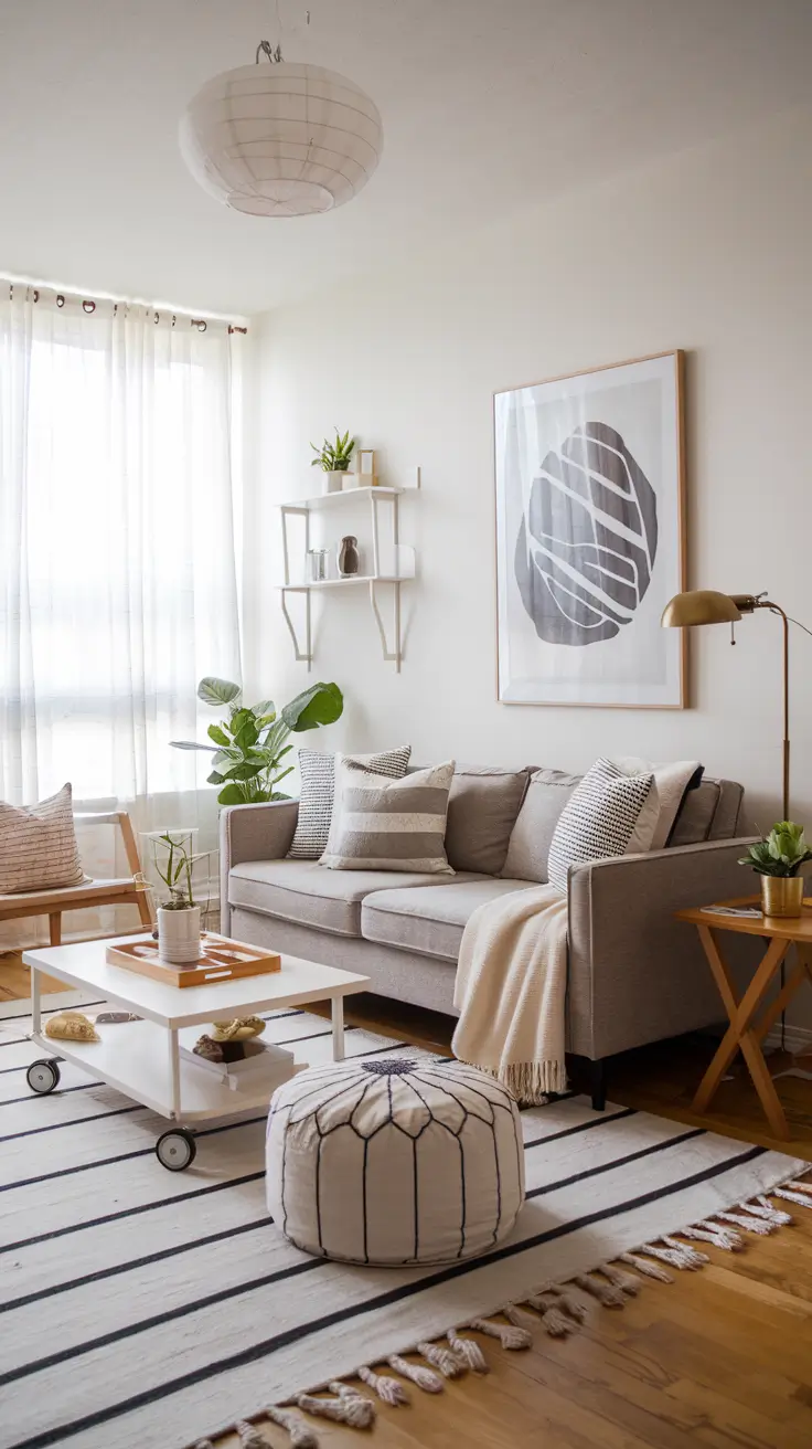 Small Apartment Living Room Ideas 2026 for a Cozy & Modern Space