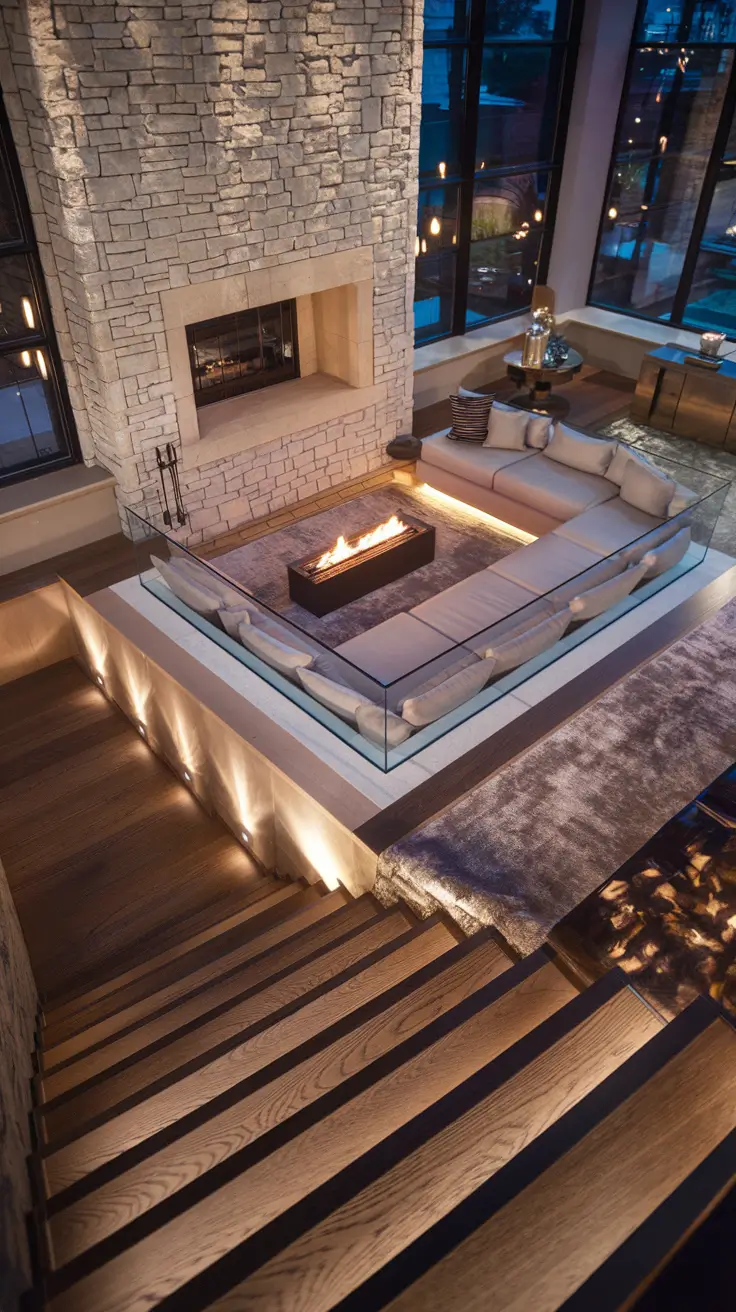 Sunken Living Room Ideas 2026 – Modern, Minimalist & Cozy Designs