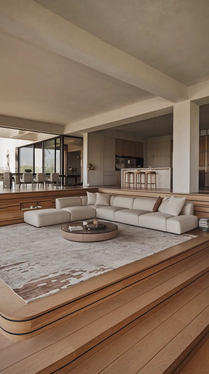 Sunken Living Room Ideas 2026 – Modern, Minimalist & Cozy Designs