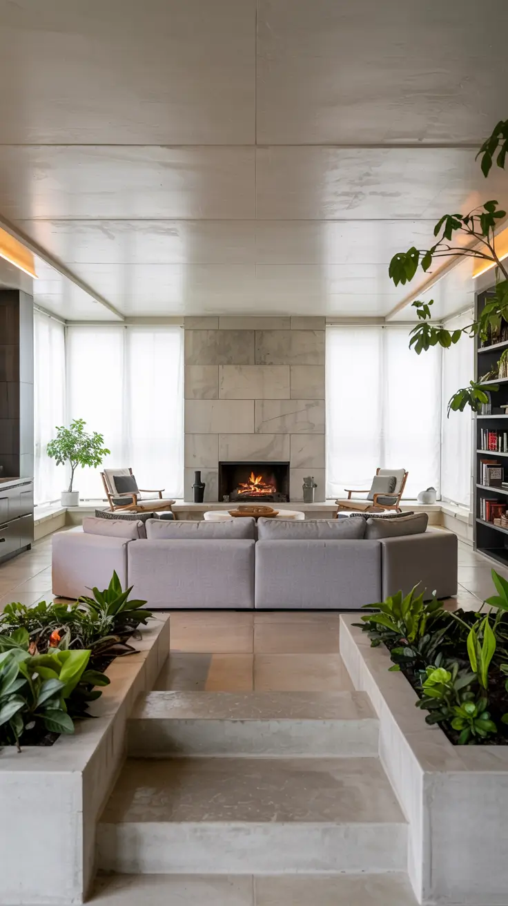 Sunken Living Room Ideas 2026 – Modern, Minimalist & Cozy Designs