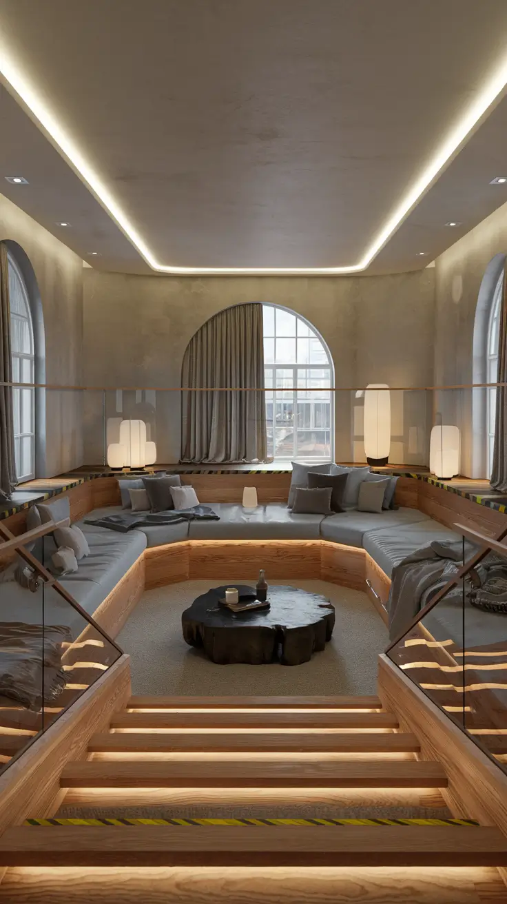 Sunken Living Room Ideas 2026 – Modern, Minimalist & Cozy Designs