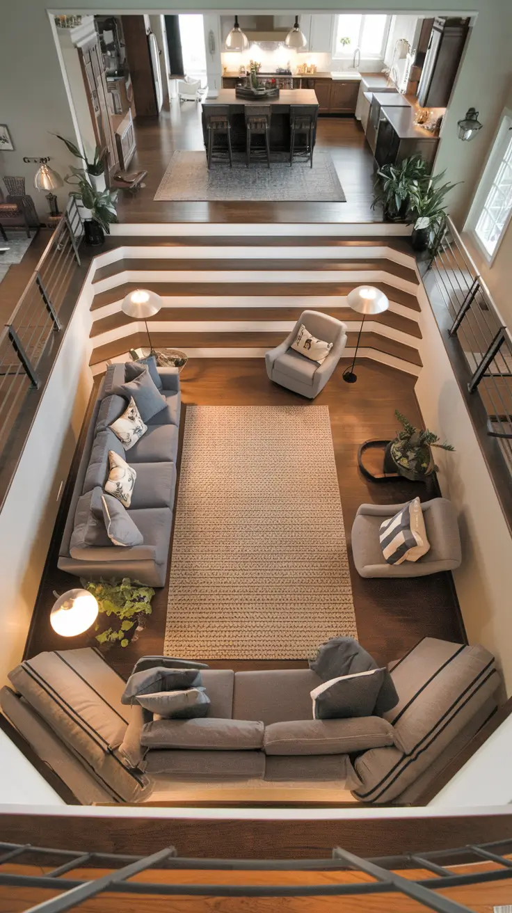 Sunken Living Room Ideas 2026 – Modern, Minimalist & Cozy Designs