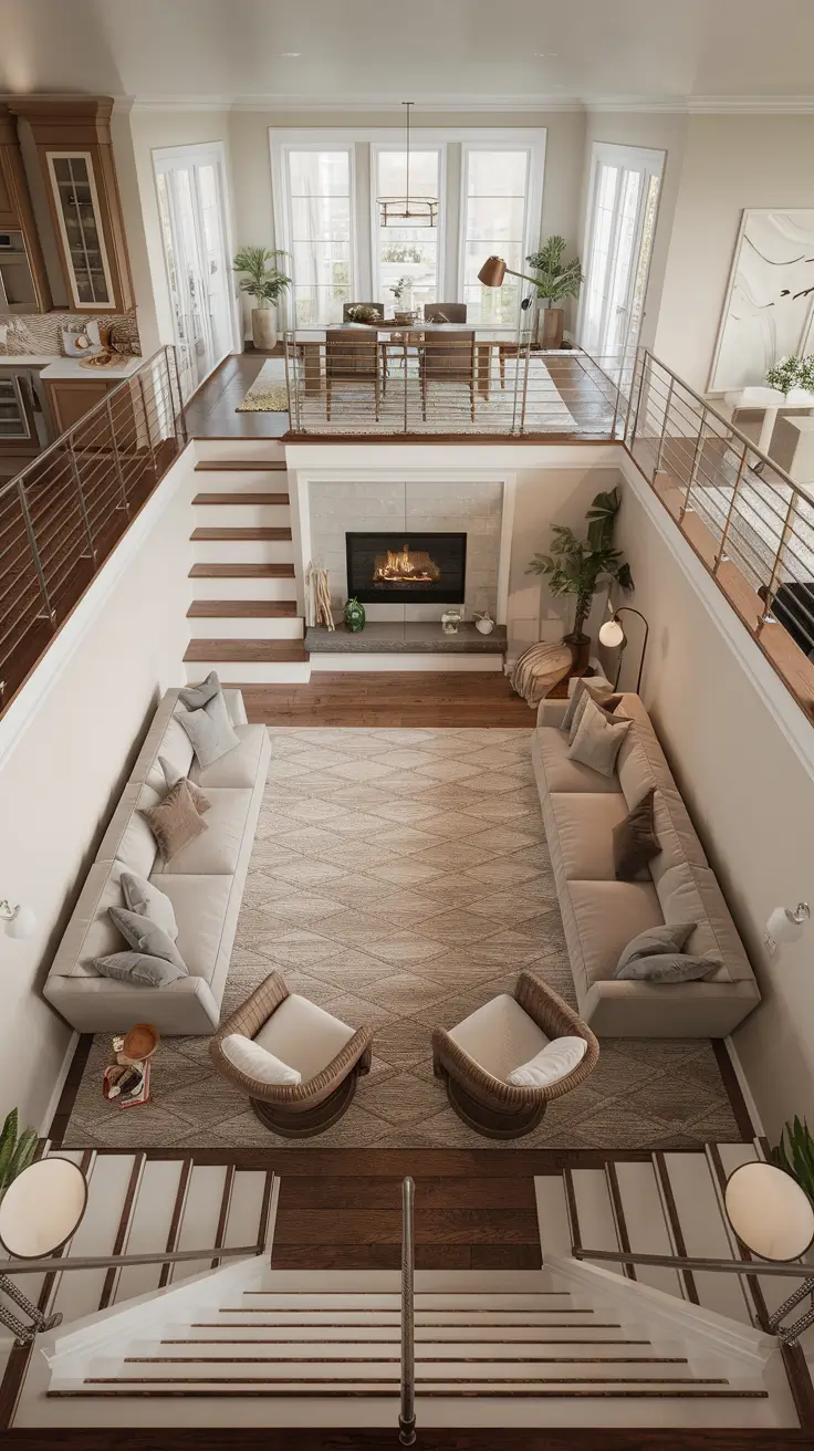 Sunken Living Room Ideas 2026 – Modern, Minimalist & Cozy Designs