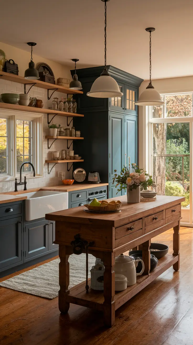 Vintage Kitchen Ideas 2026: Retro, Farmhouse & Cozy Styles