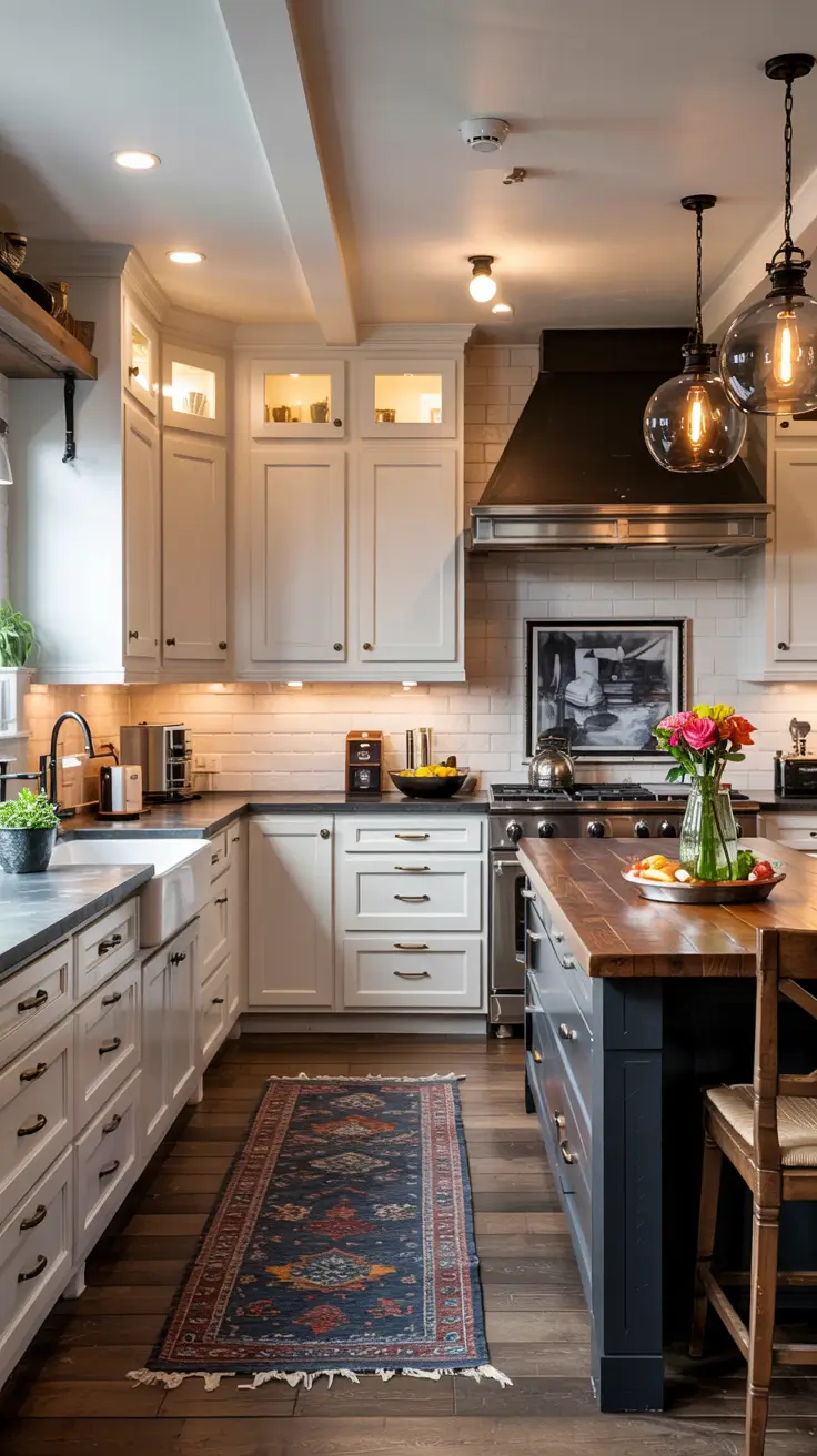 White Kitchen Cabinets Ideas 2026 – Modern, Rustic & Timeless Designs