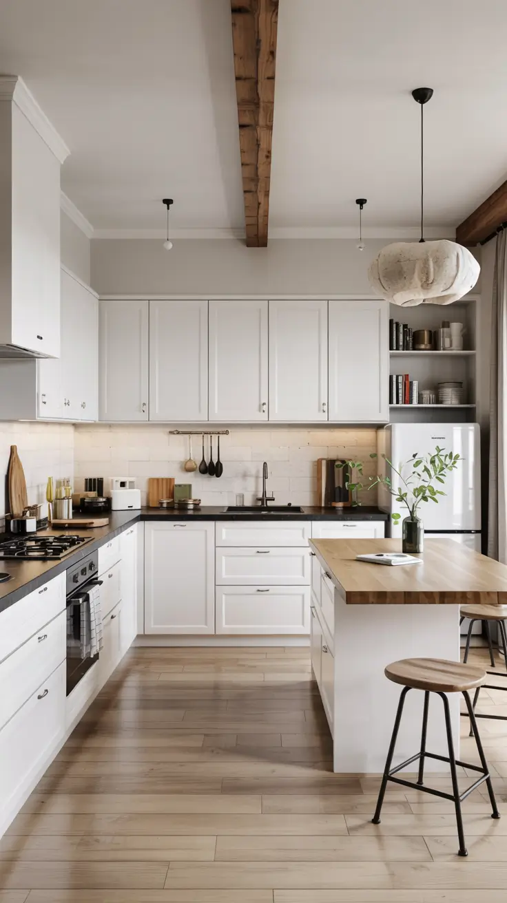 White Kitchen Cabinets Ideas 2026 – Modern, Rustic & Timeless Designs