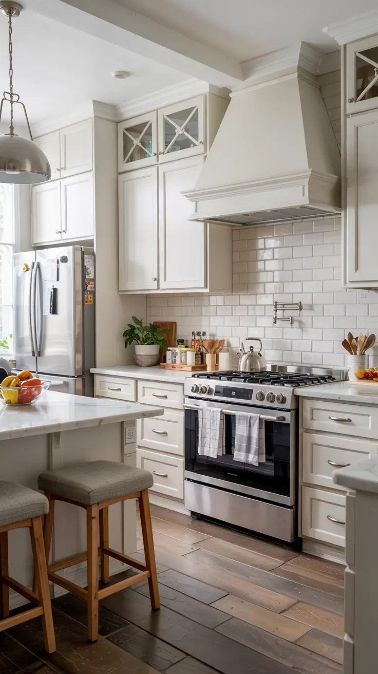 White Kitchen Cabinets Ideas 2026 – Modern, Rustic & Timeless Designs