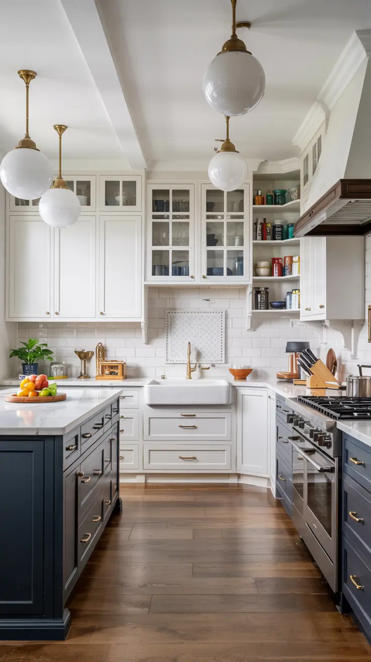 White Kitchen Cabinets Ideas 2026 – Modern, Rustic & Timeless Designs