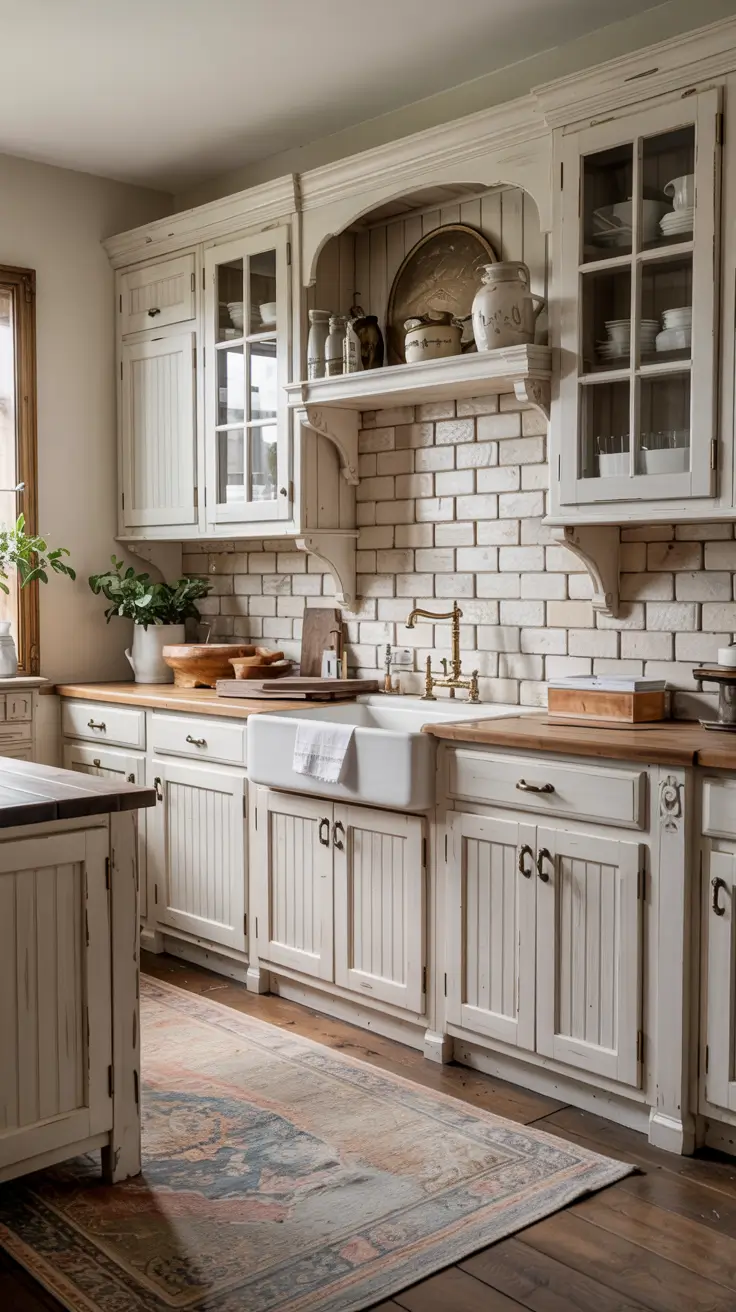 White Kitchen Cabinets Ideas 2026 – Modern, Rustic & Timeless Designs