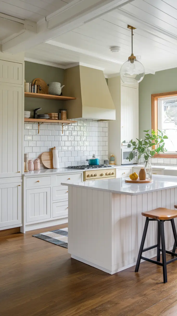 White Kitchen Cabinets Ideas 2026 – Modern, Rustic & Timeless Designs