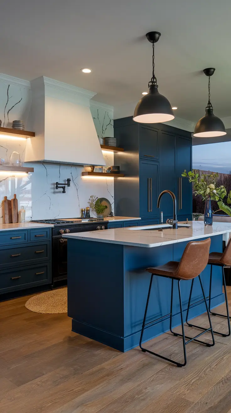 Blues Kitchen Ideas 2026: Modern & Stylish Blue Kitchen Designs