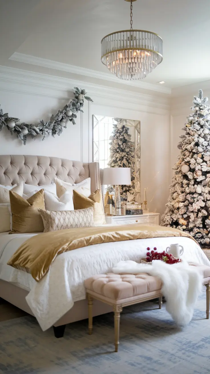 Christmas Bedroom Decor Ideas 2026: Cozy, Elegant & Trendy Styles