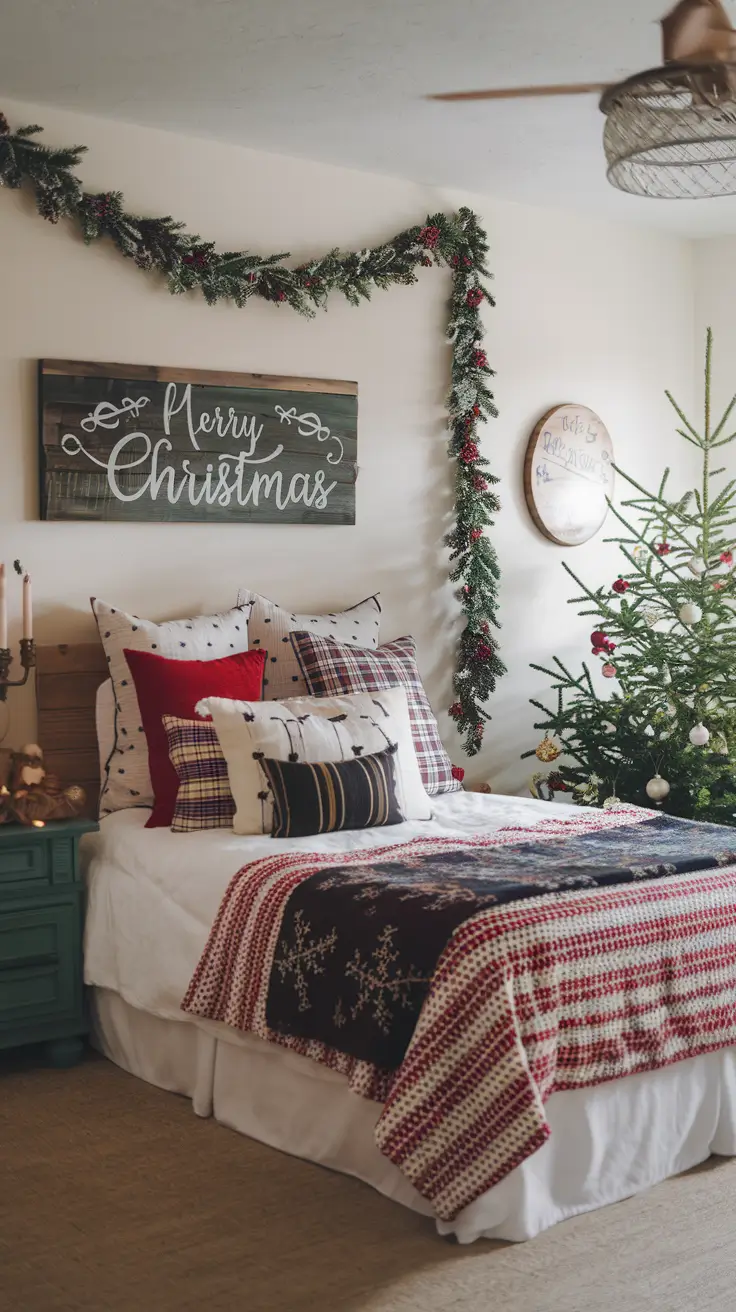Christmas Bedroom Decor Ideas 2026: Cozy, Elegant & Trendy Styles