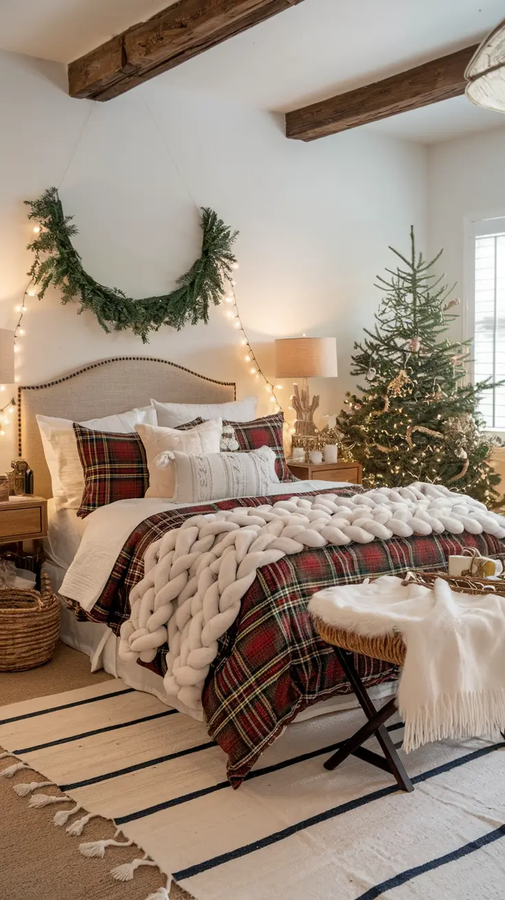 Christmas Bedroom Decor Ideas 2026: Cozy, Elegant & Trendy Styles
