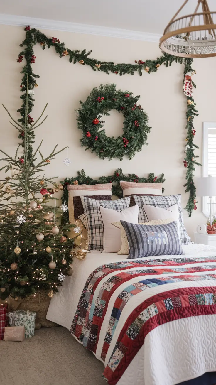 Christmas Bedroom Decor Ideas 2026: Cozy, Elegant & Trendy Styles
