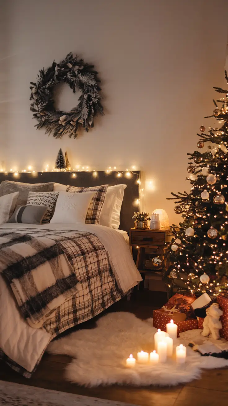 Christmas Bedroom Decor Ideas 2026: Cozy, Elegant & Trendy Styles