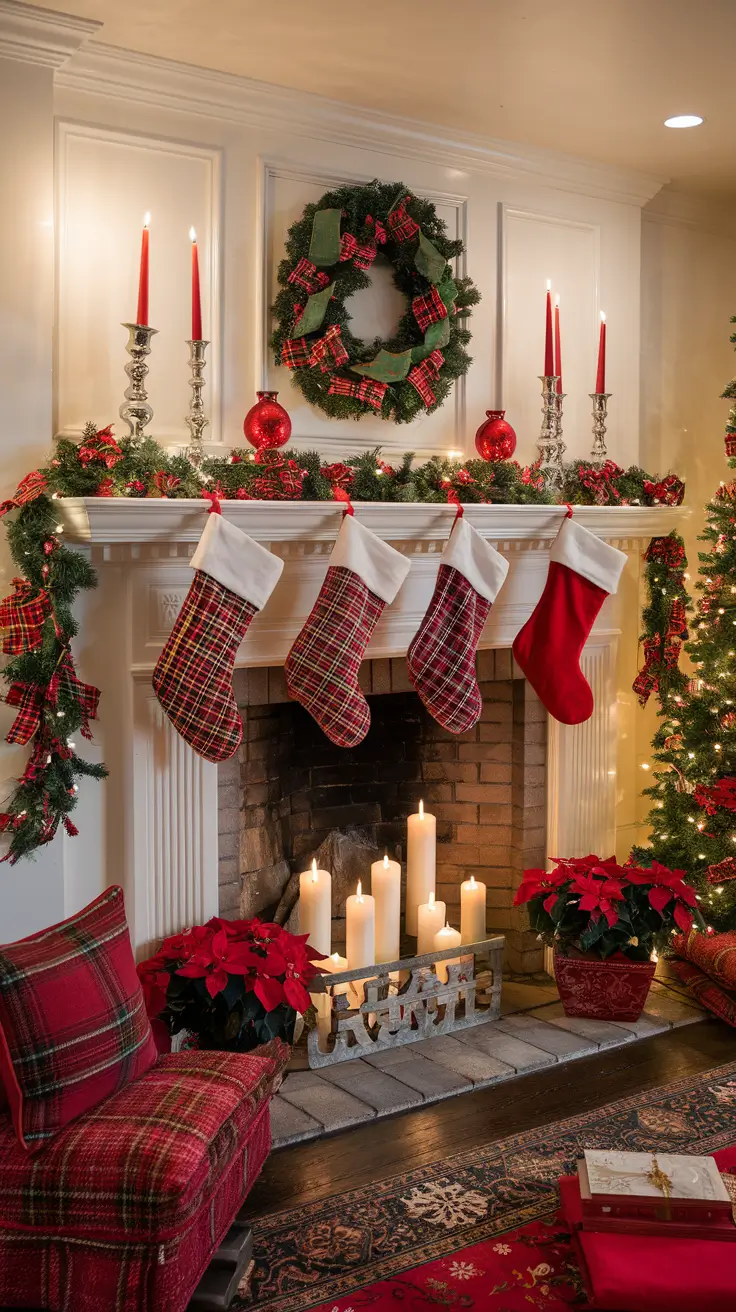Christmas Fireplace Decor Ideas 2026: Cozy & Elegant Holiday Inspiration