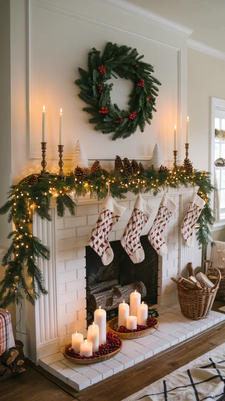 Christmas Fireplace Decor Ideas 2026: Cozy & Elegant Holiday Inspiration