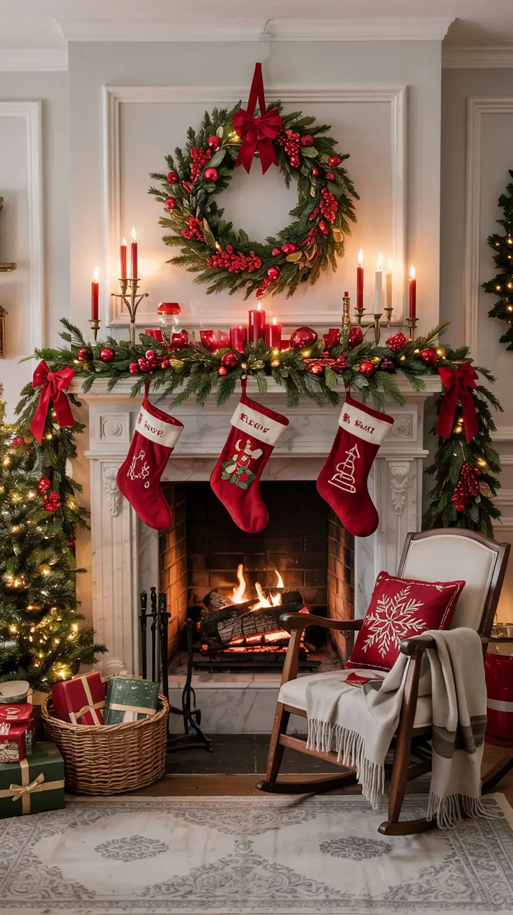 Christmas Fireplace Decor Ideas 2026: Cozy & Elegant Holiday Inspiration