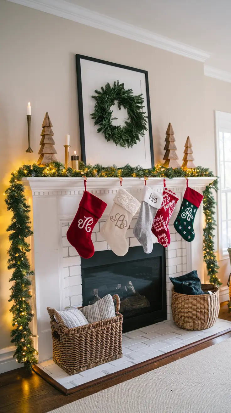 Christmas Mantle Decor Ideas 2026: Elegant, Rustic & Trendy Styles