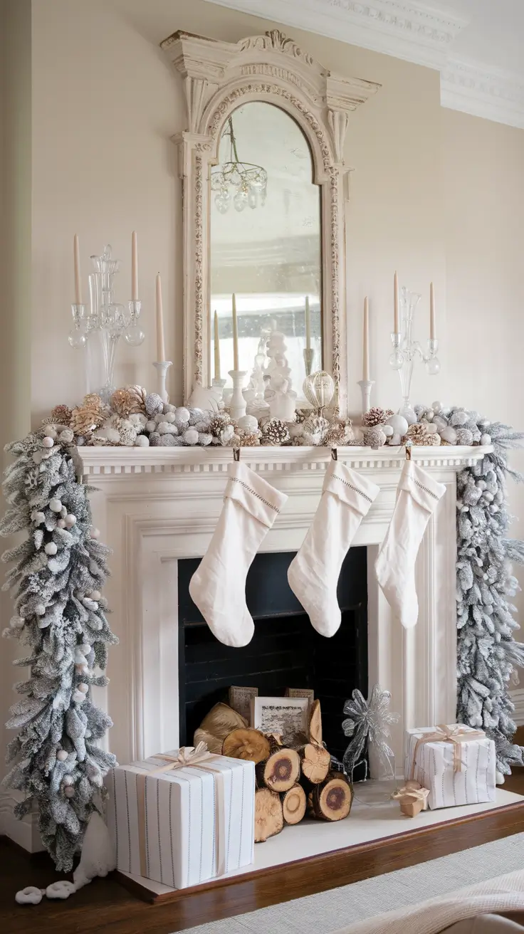 Christmas Mantle Decor Ideas 2026: Elegant, Rustic & Trendy Styles