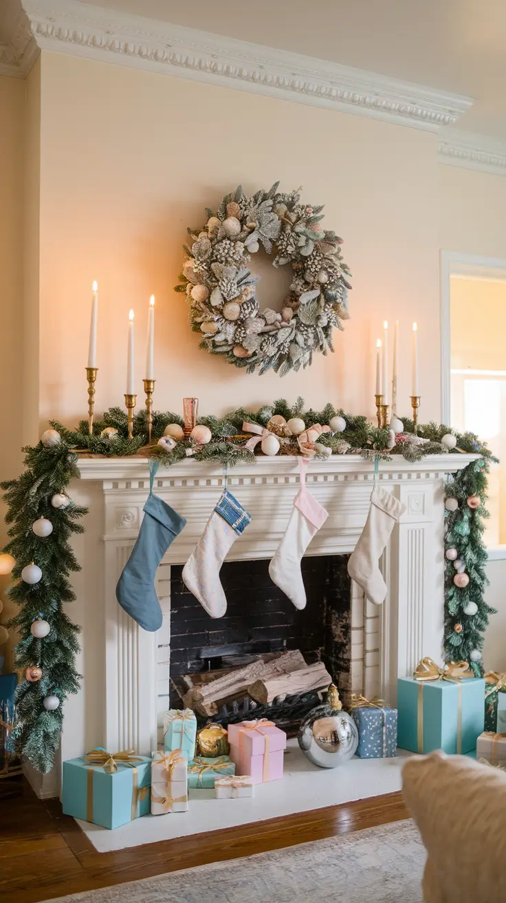 Christmas Mantle Decor Ideas 2026: Elegant, Rustic & Trendy Styles
