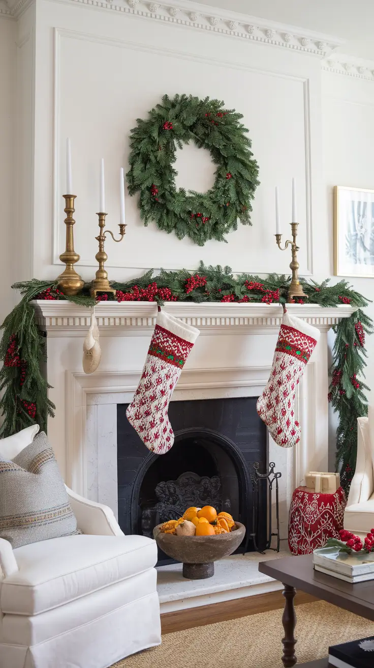 Christmas Mantle Decor Ideas 2026: Elegant, Rustic & Trendy Styles