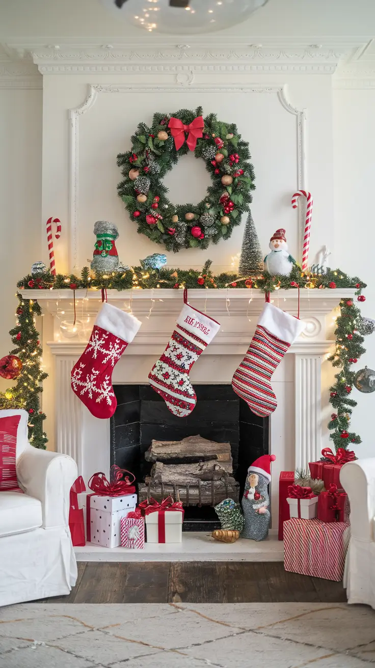 Christmas Mantle Decor Ideas 2026: Elegant, Rustic & Trendy Styles