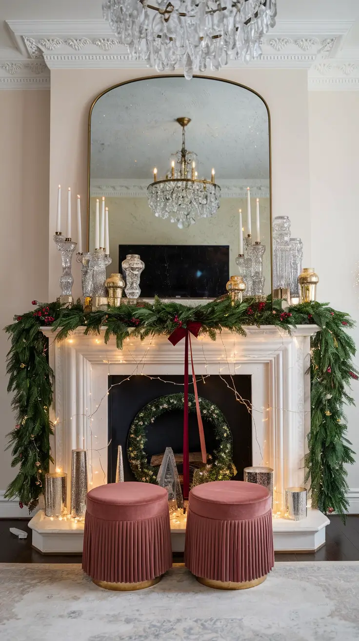 Christmas Mantle Decor Ideas 2026: Elegant, Rustic & Trendy Styles
