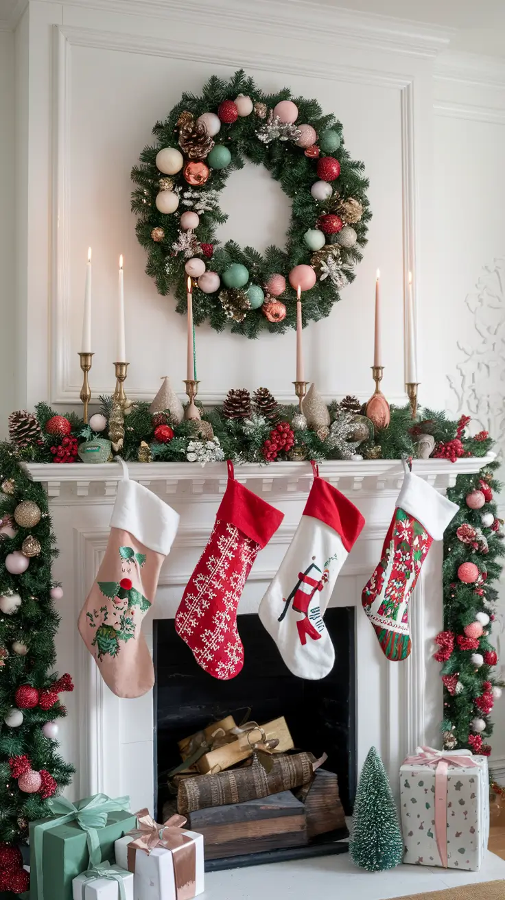 Christmas Mantle Decor Ideas 2026: Elegant, Rustic & Trendy Styles