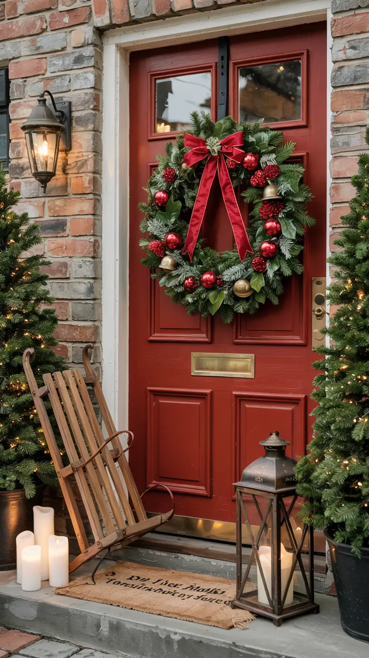 Christmas Wreaths for Front Door Ideas 2026