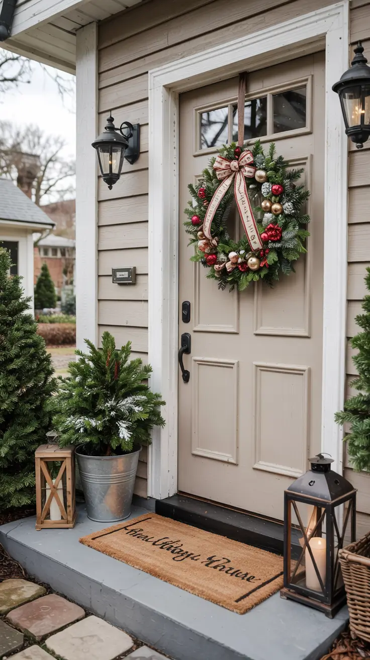 Christmas Wreaths for Front Door Ideas 2026