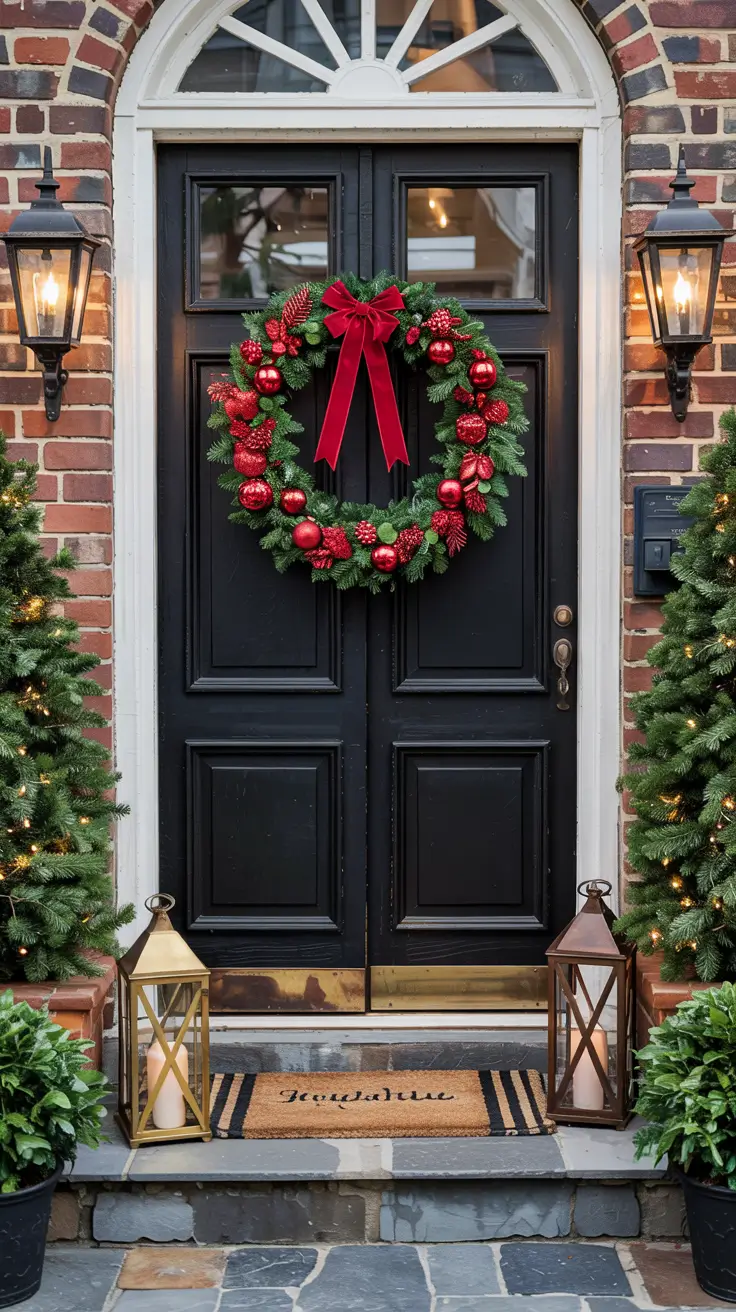 Christmas Wreaths for Front Door Ideas 2026
