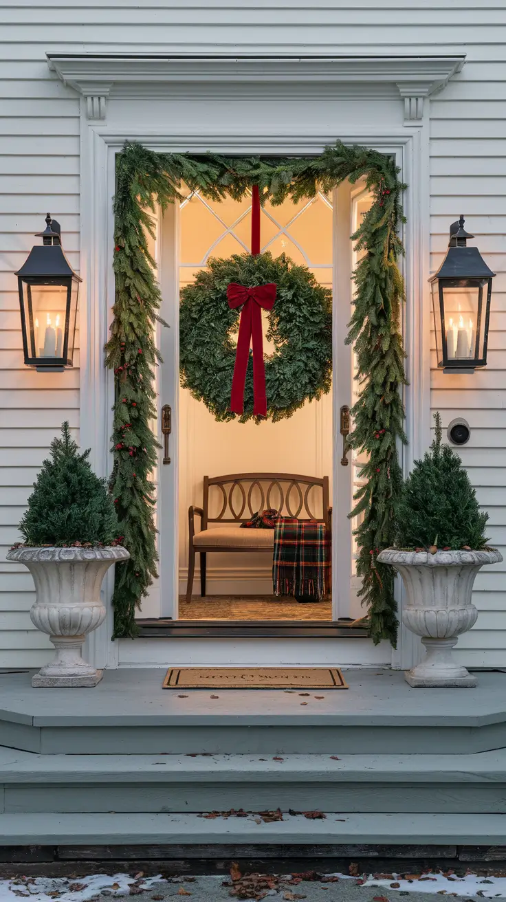 Christmas Wreaths for Front Door Ideas 2026