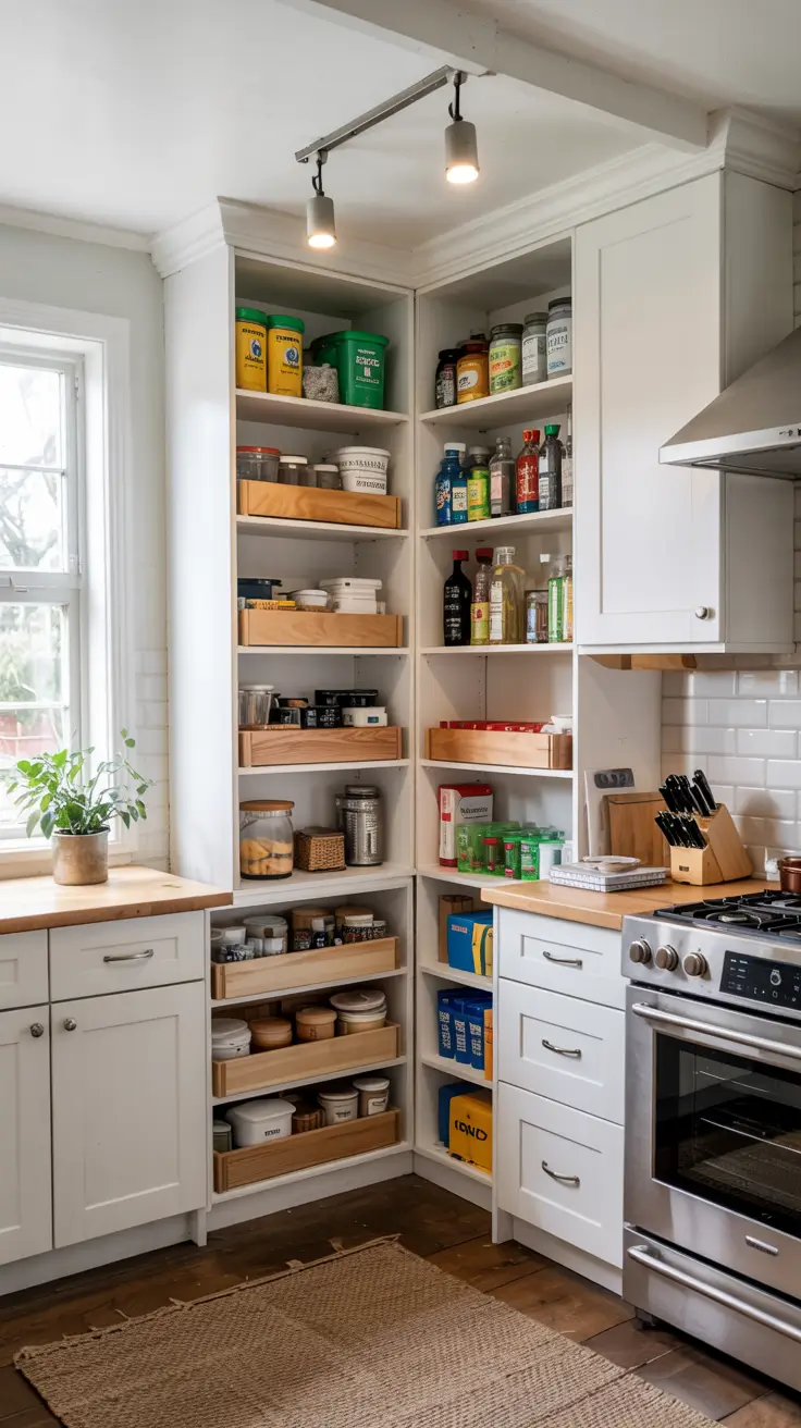 Corner Pantry Ideas 2026: Clever Layouts for Modern & Small Kitchens