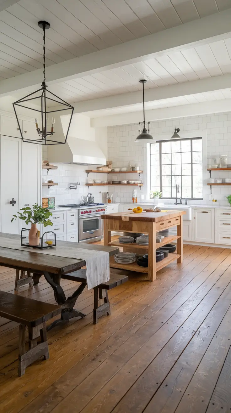 Farmhouse Kitchen Ideas 2026 — Cozy, Rustic & Modern Inspiration