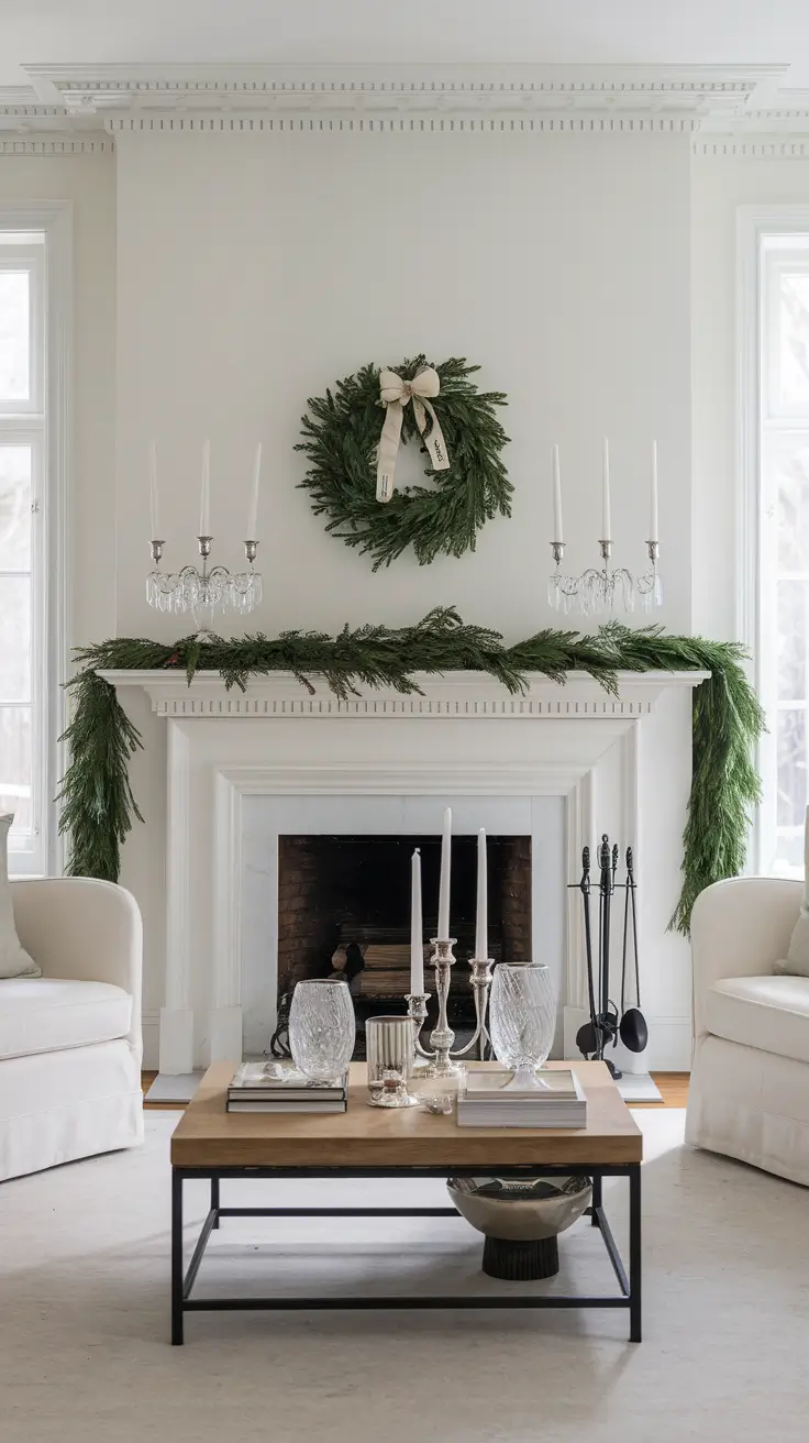 Mantle Xmas Decorations Ideas 2026: Modern, Vintage & Cozy Fireplace Inspiration