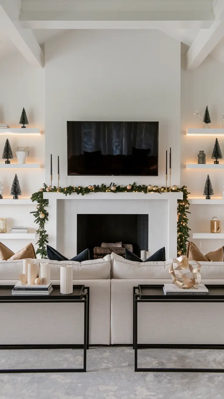 Mantle Xmas Decorations Ideas 2026: Modern, Vintage & Cozy Fireplace Inspiration