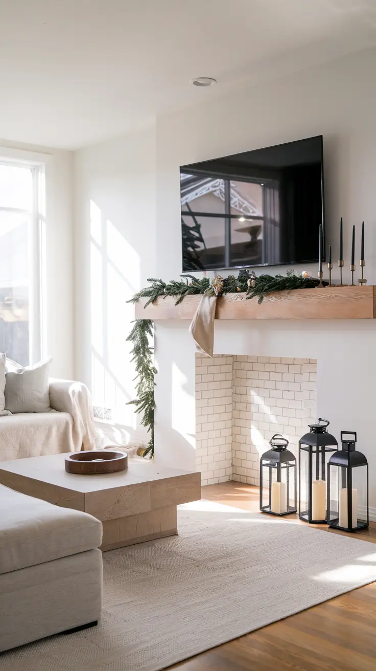 Mantle Xmas Decorations Ideas 2026: Modern, Vintage & Cozy Fireplace Inspiration